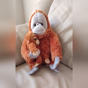 Wild Republic Plush Orangutan Stuffed Animal with Baby